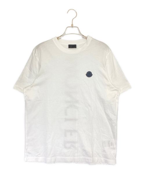 MONCLER（モンクレール）MONCLER (モンクレール) プリントTシャツ ホワイト サイズ:Mの古着・服飾アイテム