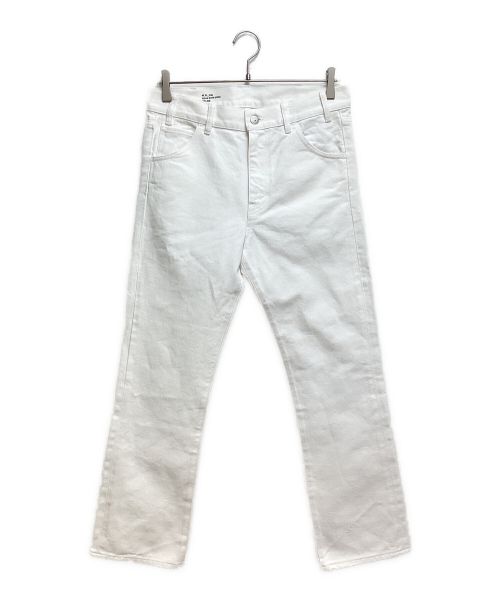 CELINE（セリーヌ）CELINE (セリーヌ) DYLAN FLARED JEANS IN OPTIC WHITE WASH DENIM(ディランフレアドジーンズ イン オプティックホワイトウォッシュデニム) サイズ:29の古着・服飾アイテム