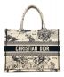 Christian Dior（クリスチャン ディオール）の古着「Dior Book Tote/ブックトート ミディアム」｜ホワイト