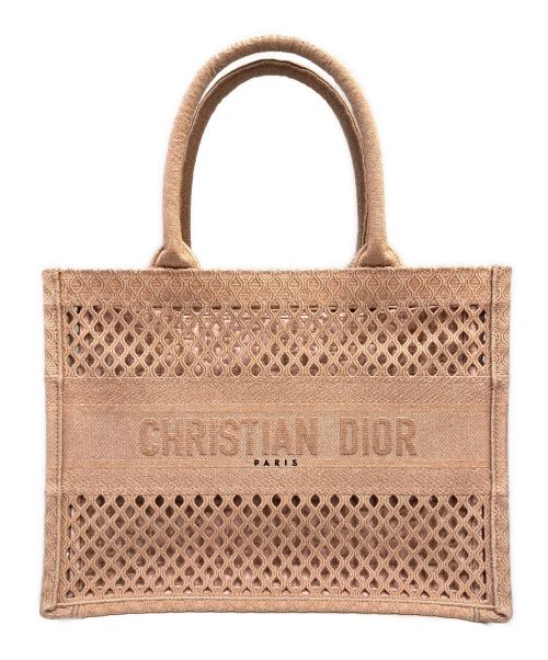 Christian Dior（クリスチャン ディオール）Christian Dior (クリスチャン ディオール) Book Tote /ブックトート ピンク サイズ:ミディアムの古着・服飾アイテム