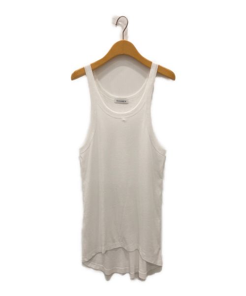 MADISON BLUE（マディソンブルー）MADISON BLUE (マディソンブルー) LOOSE FIT TANK－TOP HARD TWIST ホワイト サイズ:XSの古着・服飾アイテム