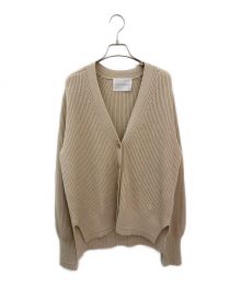 MARIA MCMANUS（マリアマクマナス）の古着「SPLIT SLEEVE COCOON CARDIGAN」｜ベージュ