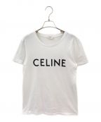 CELINEセリーヌ）の古着「コットンロゴTシャツ」｜ホワイト