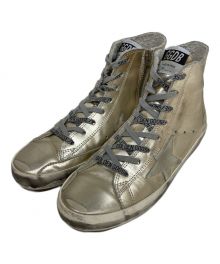 GOLDEN GOOSE（ゴールデングース）の古着「ハイカットスニーカー」｜ゴールド