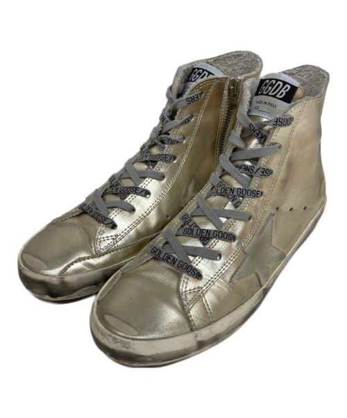 GOLDEN GOOSE（ゴールデングース）GOLDEN GOOSE (ゴールデングース) ハイカットスニーカー ゴールド サイズ:SIZE38の古着・服飾アイテム