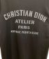 中古・古着 Dior (ディオール) アトリエロゴロングTシャツ ブラック サイズ:M：25000円