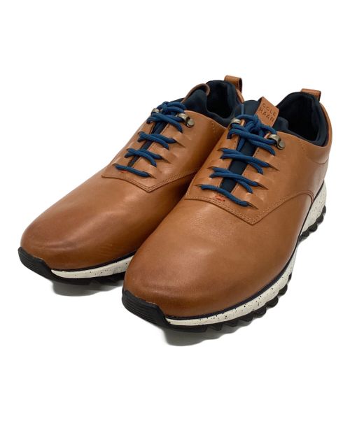 COLE HAAN（コールハーン）COLE HAAN (コールハーン) レザースニーカー ブラウン サイズ:9 1/2の古着・服飾アイテム