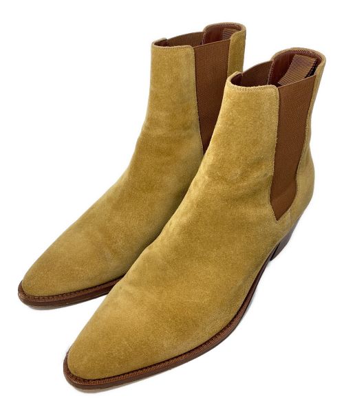 CELINE（セリーヌ）CELINE (セリーヌ) Suede side gore boot（スエードサイドゴアブーツ） ブラウン サイズ:42の古着・服飾アイテム