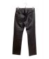 CELINE (セリーヌ) Black straight leather pants（ブラックストレートレザーパンツ） ブラック サイズ:W29：75000円