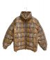 BURBERRY（バーバリー）の古着「Tape Design Down Jacket（テープデザインダウンジャケット）」｜ベージュ