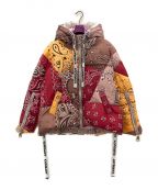 KHRISJOYクリスジョイ）の古着「Bandana Puffer Jacket」｜イエロー