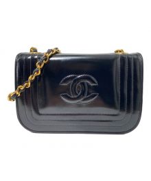 CHANEL（シャネル）の古着「Chain shoulder bag（チェーンショルダーバッグ）」｜ブラック