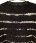 中古・古着 Saint Laurent Paris (サンローランパリ) Mohair Border Knit（モヘアボーダーニット） ブラック サイズ:M：40000円