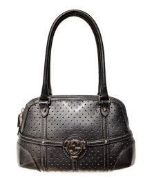 GUCCI（グッチ）の古着「Interlocking G handbag（インターロッキングGハンドバッグ）」｜ブラック