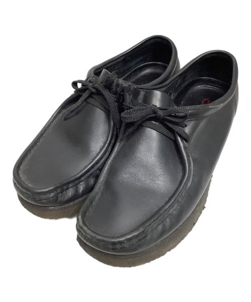 CLARKS（クラークス）CLARKS (クラークス) ワラビーシューズ ブラック サイズ:8 1/2の古着・服飾アイテム