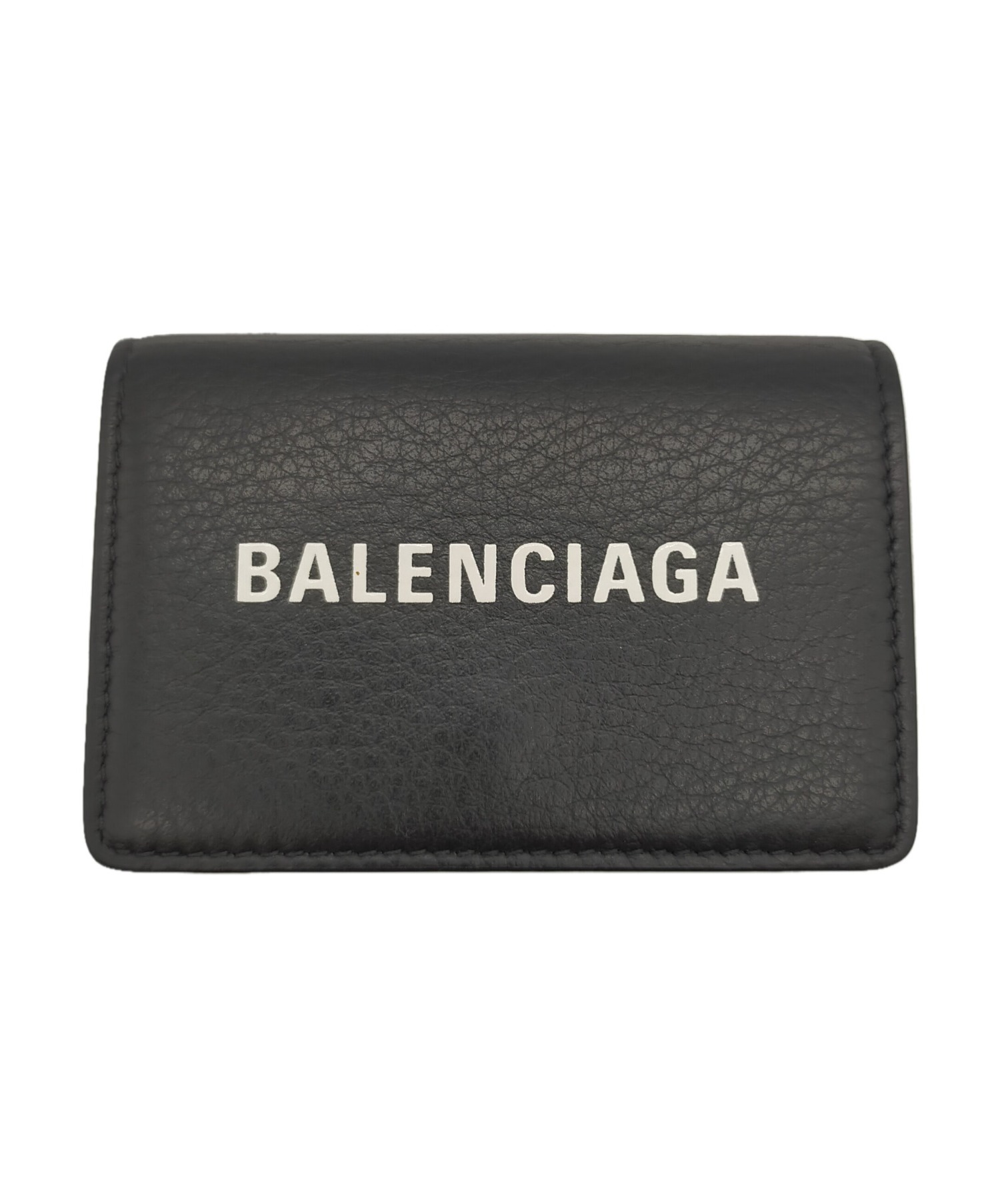 BALENCIAGA バレンシアガ 三つ折り財布 ブラック