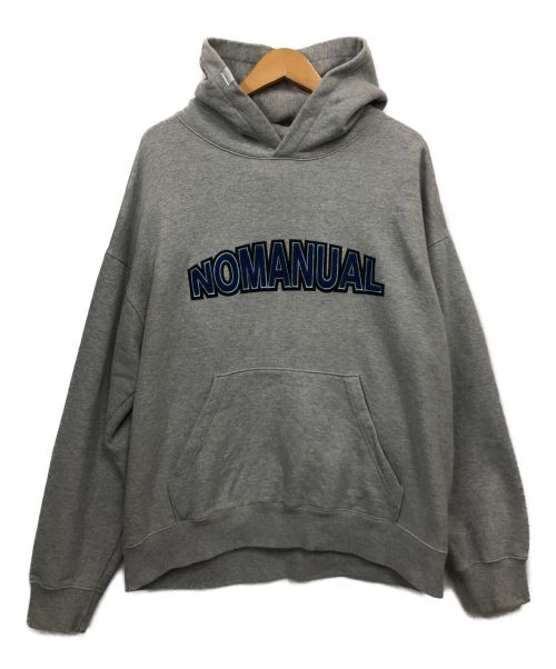 NOMANUAL（ノーマニュアル）NOMANUAL (ノーマニュアル) パーカー グレー サイズ:Mの古着・服飾アイテム