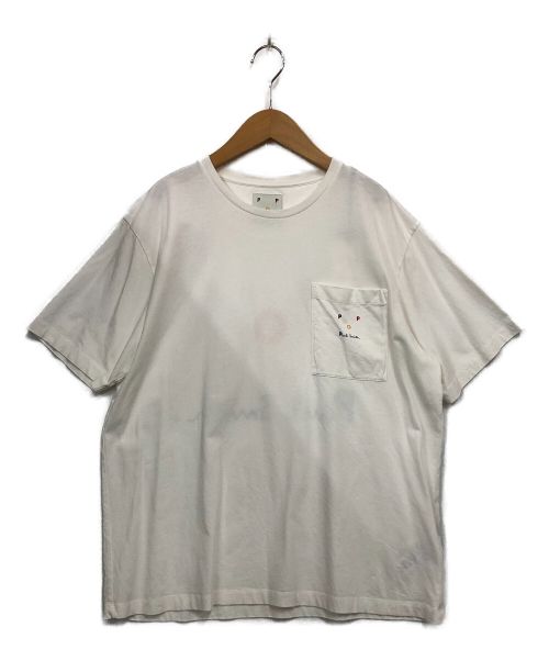 Paul Smith + Pop Trading Company（ポールスミス×ポップトレーディング）Paul Smith + Pop Trading Company (ポールスミス×ポップトレーディング) Tシャツ ホワイト サイズ:Mの古着・服飾アイテム