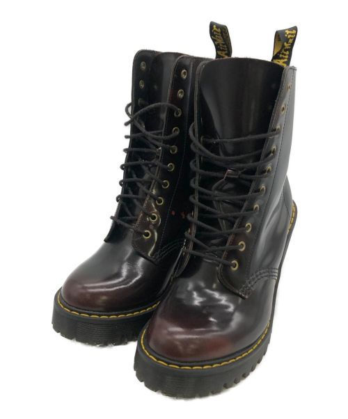 Dr.Martens（ドクターマーチン）Dr.Martens (ドクターマーチン) 10ホールブーツ ボルドー サイズ:UK5の古着・服飾アイテム