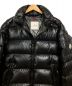 中古・古着 MONCLER (モンクレール) ダウンジャケット ブラック サイズ:1：100000円