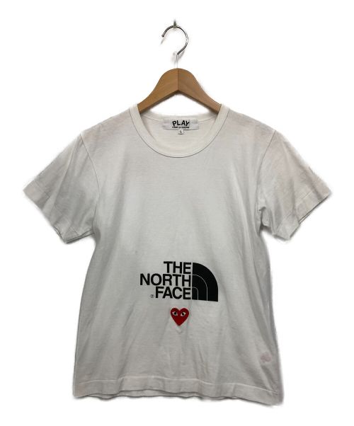 PLAY COMME des GARCONS（プレイ コムデギャルソン）PLAY COMME des GARCONS (プレイ コムデギャルソン) Tシャツ ホワイト サイズ:Lの古着・服飾アイテム