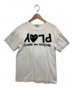 PLAY COMME des GARCONSプレイ コムデギャルソン）の古着「Tシャツ」｜ホワイト