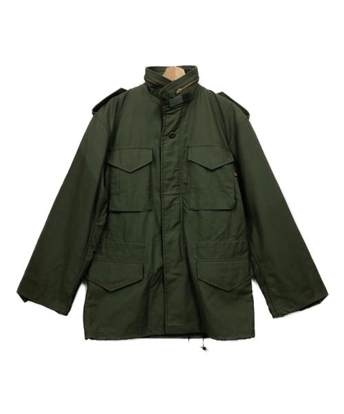 ALPHA INDUSTRIES（アルファインダストリーズ）ALPHA INDUSTRIES (アルファインダストリーズ) ミリタリージャケット カーキ サイズ:Sの古着・服飾アイテム