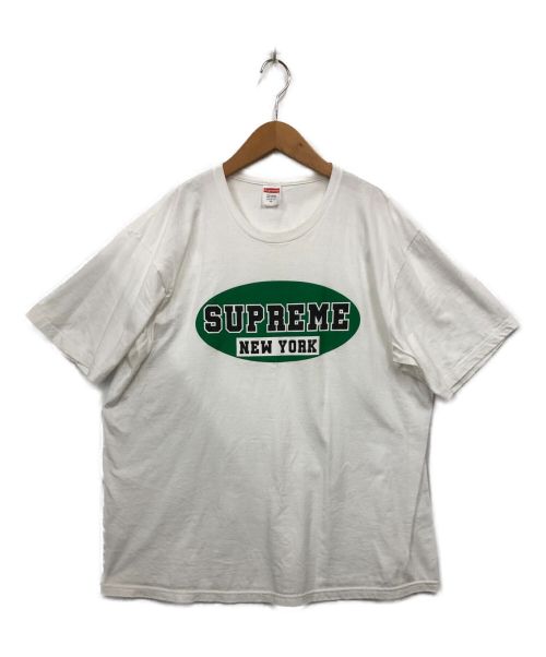 SUPREME（シュプリーム）SUPREME (シュプリーム) Tシャツ ホワイト×グリーン サイズ:XLの古着・服飾アイテム