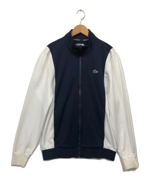 LACOSTE（ラコステ）LACOSTE (ラコステ) トラックジャケット ネイビー×ホワイト サイズ:Mの古着・服飾アイテム