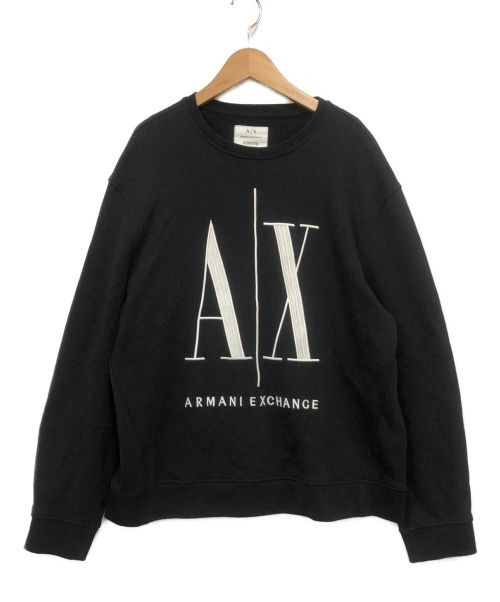 ARMANI EXCHANGE（アルマーニ エクスチェンジ）ARMANI EXCHANGE (アルマーニ エクスチェンジ) スウェット ブラック サイズ:Lの古着・服飾アイテム