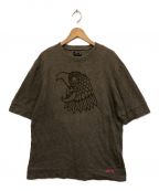 stussyステューシー）の古着「半袖Tシャツ」｜ブラウン