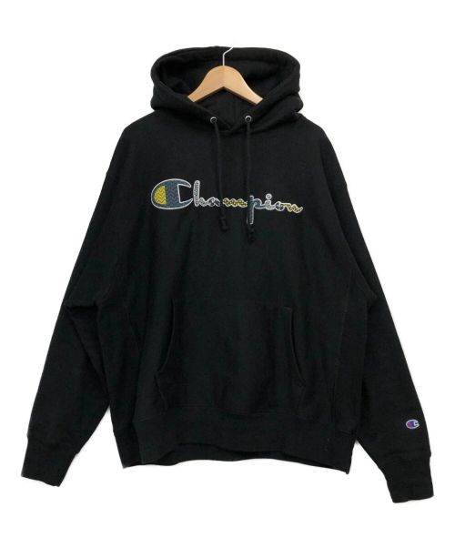 Champion REVERSE WEAVE（チャンピオン リバース ウィーブ）Champion REVERSE WEAVE (チャンピオンリバースウィーブ) パーカー ブラック サイズ:XLの古着・服飾アイテム