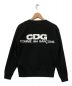 CDG (シーディージー) トレーナー ブラック サイズ:S：6000円