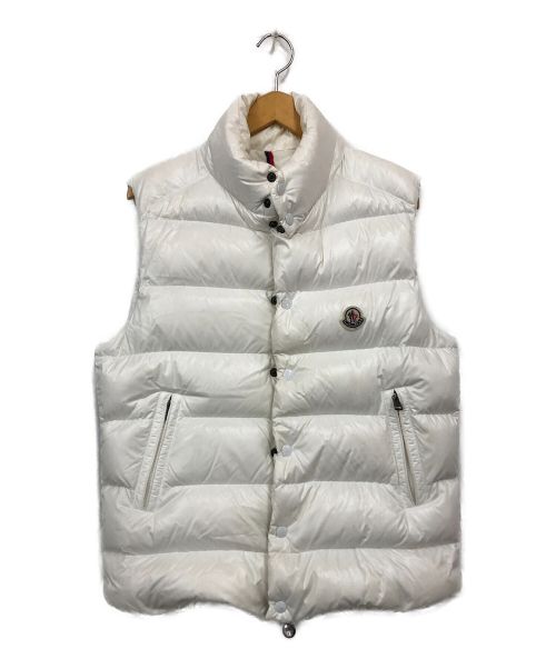 MONCLER（モンクレール）MONCLER (モンクレール) ダウンベスト ホワイト サイズ:1の古着・服飾アイテム