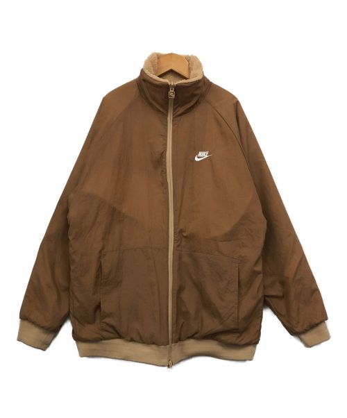 NIKE（ナイキ）NIKE (ナイキ) リバーシブルジャケット ライトブラウン サイズ:2XLの古着・服飾アイテム