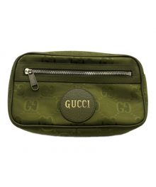 GUCCI（グッチ）の古着「ベルトバッグ」｜グリーン