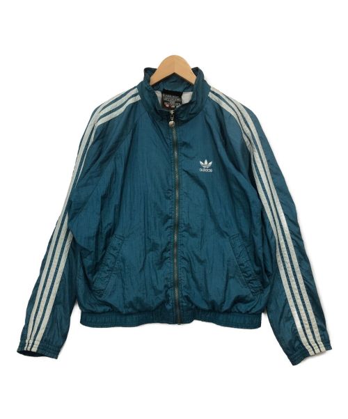 adidas（アディダス）adidas (アディダス) ナイロンジャケット グリーン サイズ:Mの古着・服飾アイテム