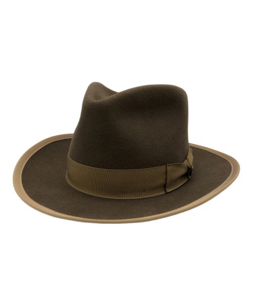 STETSON（ステットソン）STETSON (ステットソン) ハット ブラウンの古着・服飾アイテム