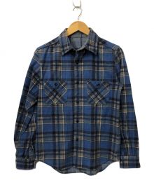 NIGEL CABOURN（ナイジェルケーボン）の古着「長袖シャツ」｜ブルー