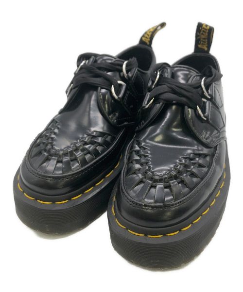 Dr.Martens（ドクターマーチン）Dr.Martens (ドクターマーチン) ダブルソールクリーパーシューズ ブラック サイズ:UK4の古着・服飾アイテム