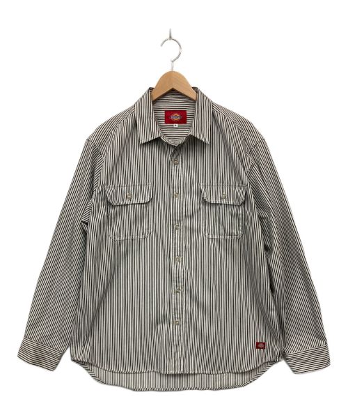 Dickies（ディッキーズ）Dickies (ディッキーズ) ストライプワークシャツ ホワイト サイズ:XLの古着・服飾アイテム