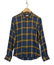 Vivienne Westwood man（ヴィヴィアン ウェストウッド マン）の古着「長袖シャツ」｜ブルー×イエロー