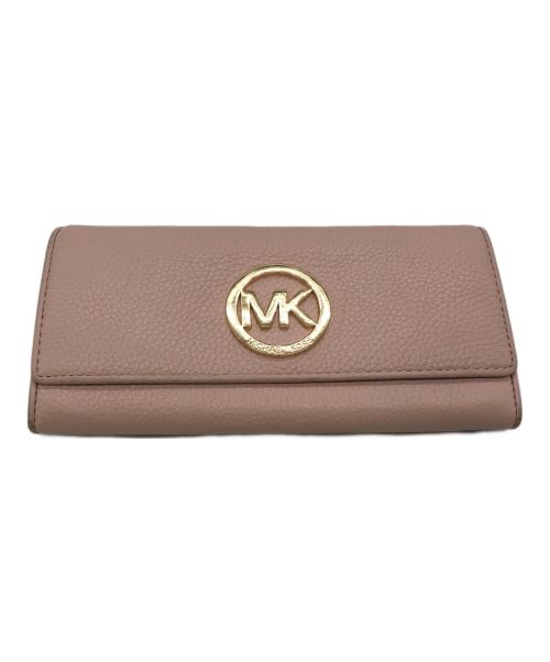 MICHAEL KORS（マイケルコース）MICHAEL KORS (マイケルコース) 長財布 ピンクの古着・服飾アイテム