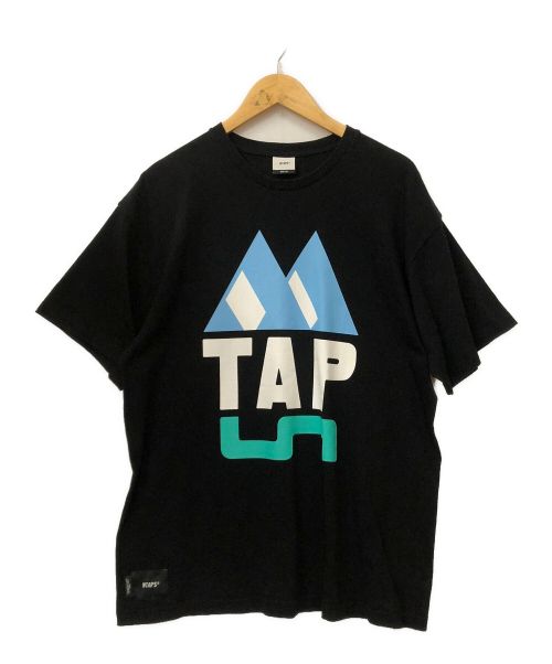 WTAPS（ダブルタップス）WTAPS (ダブルタップス) プリントTシャツ ブラック サイズ:3の古着・服飾アイテム