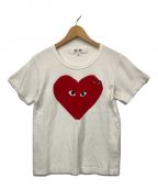 PLAY COMME des GARCONSプレイ コムデギャルソン）の古着「Tシャツ」｜ホワイト