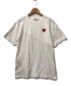 PLAY COMME des GARCONSプレイ コムデギャルソン）の古着「Tシャツ」｜ホワイト