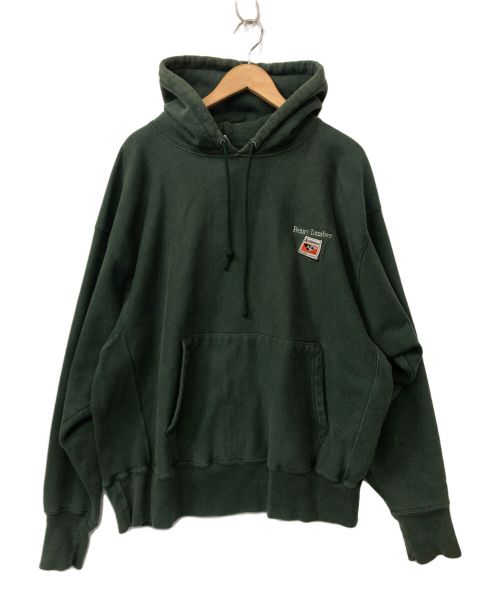 Champion REVERSE WEAVE（チャンピオン リバース ウィーブ）Champion REVERSE WEAVE (チャンピオン リバース ウィーブ) プルオーバーパーカー グリーン サイズ:XLの古着・服飾アイテム