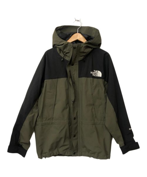 THE NORTH FACE（ザ ノース フェイス）THE NORTH FACE (ザ ノース フェイス) マウンテンライトジャケット オリーブ×ブラック サイズ:Mの古着・服飾アイテム