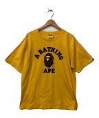 A BATHING APEアベイシングエイプ）の古着「Tシャツ」｜イエロー