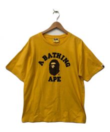 A BATHING APE（アベイシングエイプ）の古着「Tシャツ」｜イエロー